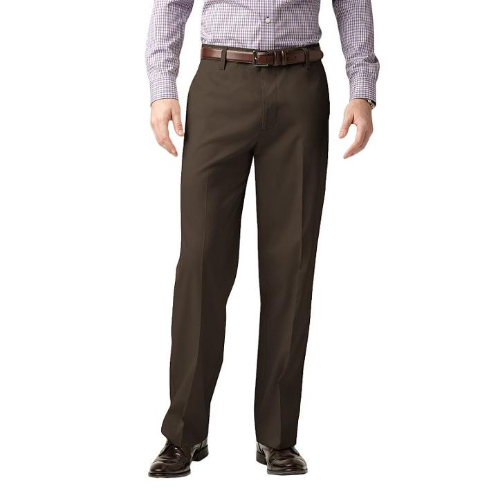 Men's Dockers&reg; Classic-fit Iron-free Stretch Khaki Pants D3, Size: 38x32, Red/coppr (rust/coppr)