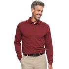 Men's Grand Slam Motionflow 360 Slim-fit Performance Golf Polo, Size: Xl, Red Overfl
