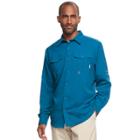 Men's Columbia Omni-wick Pacific Breeze Button-down Shirt, Size: Xxl, Blue Other