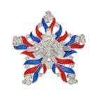Napier Red White & Blue Star Pin, Women's, Multicolor