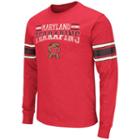 Men's Campus Heritage Maryland Terrapins Gridiron Long-sleeve Tee, Size: Xxl, Red Other