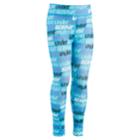 Girls 4-6x Under Armour Brushmark Print Leggings, Size: 5, Med Blue