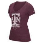 Women's Adidas Texas A & M Aggies Football Tee, Size: Small, Dark Red