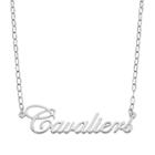 Fiora Sterling Silver Virginia Cavaliers Necklace, Women's, Size: 16, Grey