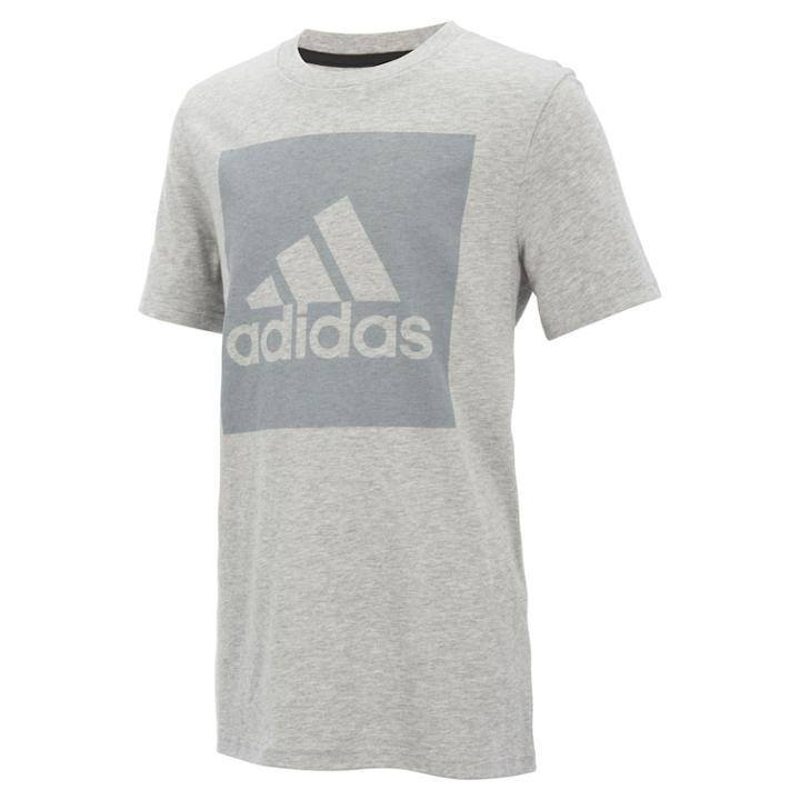 Boys 8-20 Adidas Logo Graphic Tee, Size: Xl, Grey