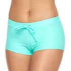 Mix And Match Solid Boyshort Bottoms, Size: Xs, Lt Green