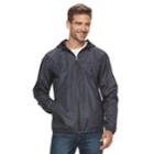 Men's Marc Anthony Lux Slim-fit Hooded Rain Jacket, Size: Xl, Blue