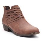 So&reg; Dotcom Women's Ankle Boots, Size: Medium (6.5), Brown