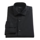 Men's Marc Anthony Slim-fit No-iron Dress Shirt, Size: 17.5-32/33, Black