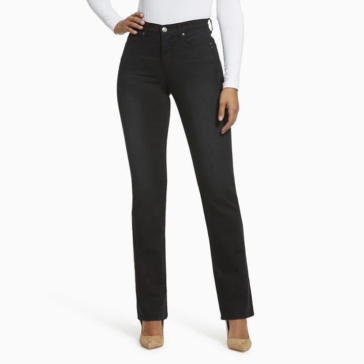 Women's Gloria Vanderbilt Jordyn Bootcut Jeans, Size: 8 - Regular, Dark Blue