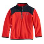 Boys 4-7 Under Armour 1/4-zip Fleece Pullover, Size: 5, Red