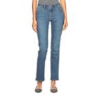 Women's Apt. 9&reg; Modern Fit Straight-leg Jeans, Size: 8, Dark Blue