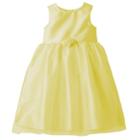 Toddler Girl Marmellata Classics Shantung Rosette Ballerina Dress, Size: 2t, Med Yellow