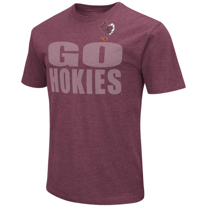 Men's Virginia Tech Hokies Motto Tee, Size: Large, Med Red