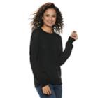Juniors' So&reg; Lace-up Sleeve Sweater, Teens, Size: Large, Oxford