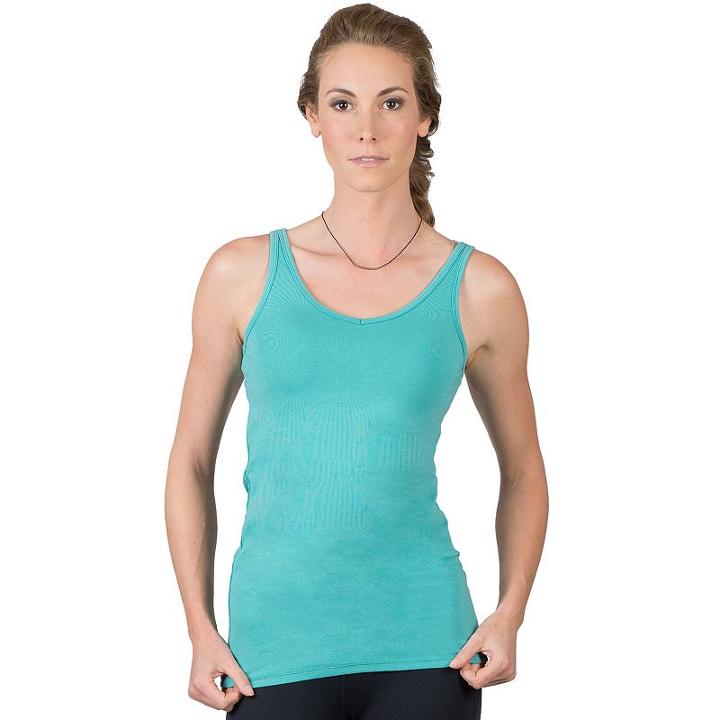 Women's Soybu Lola Scoopneck Yoga Tank, Size: Xl, Med Green