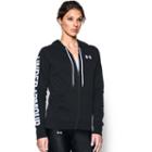 Women's Under Armour Favorite Full-zip Hoodie, Size: Medium, Black