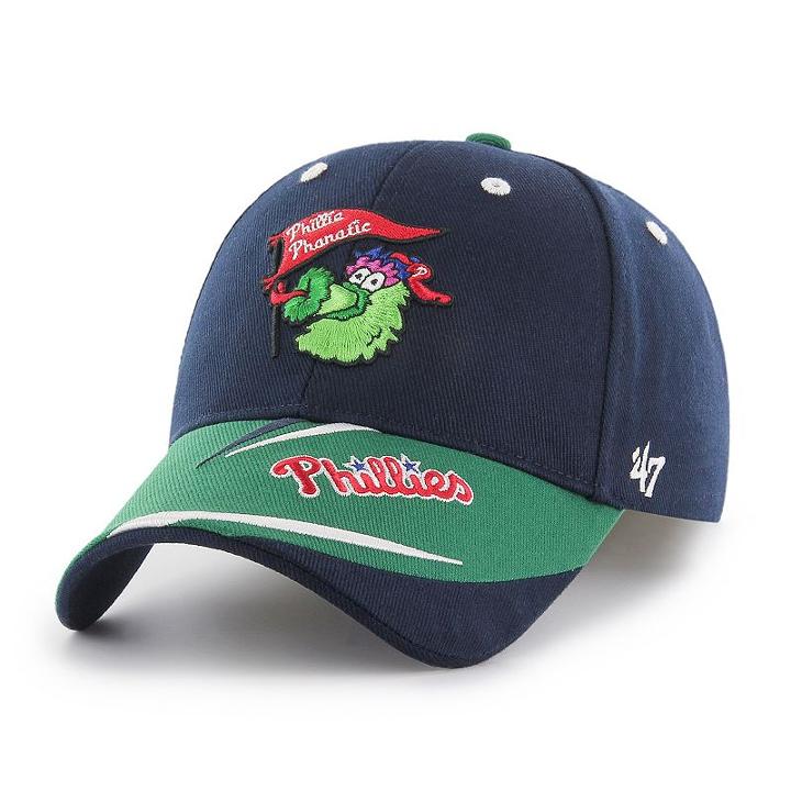 Youth '47 Brand Philadelphia Phillies Baloo Mvp Adjustable Cap, Men's, Blue (navy)