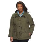 Plus Size Levi's Field Jacket, Women's, Size: 2xl, Green Oth