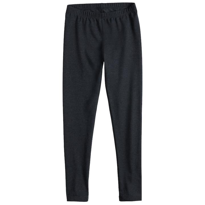 Girls 7-16 & Plus Size So&reg; Core Athletic Leggings, Size: 7-8, Dark Grey