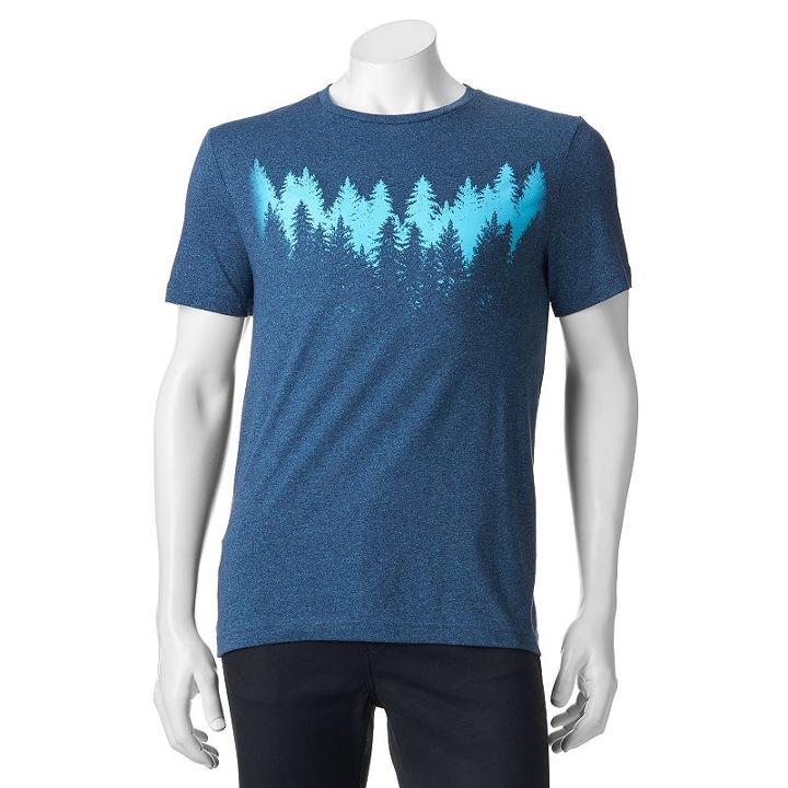 Men's Apt. 9&reg; Mountain Tee, Size: Xl, Dark Blue