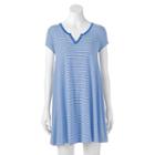 Juniors' So&reg; Solid Swing Dress, Girl's, Size: Xl, Med Blue