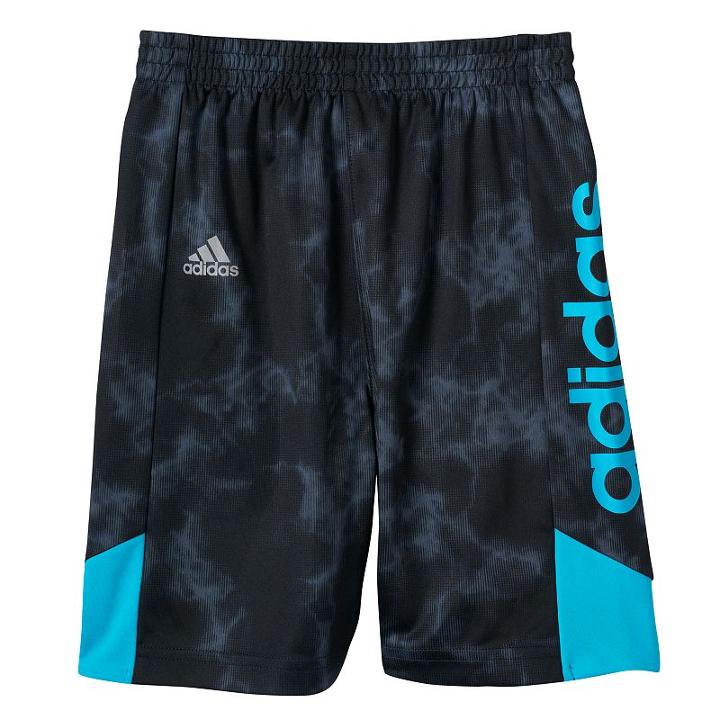 Boys 4-7x Adidas Climacool Lightening Print Athletic Shorts, Boy's, Size: 7, Black