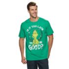 Big & Tall Dr. Seuss The Grinch Is It Too Late To Be Good? Tee, Men's, Size: 2xb, Green