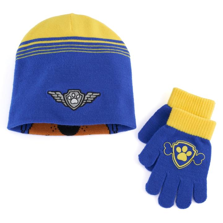 Boys Paw Patrol Hat & Gloves Set, Multicolor