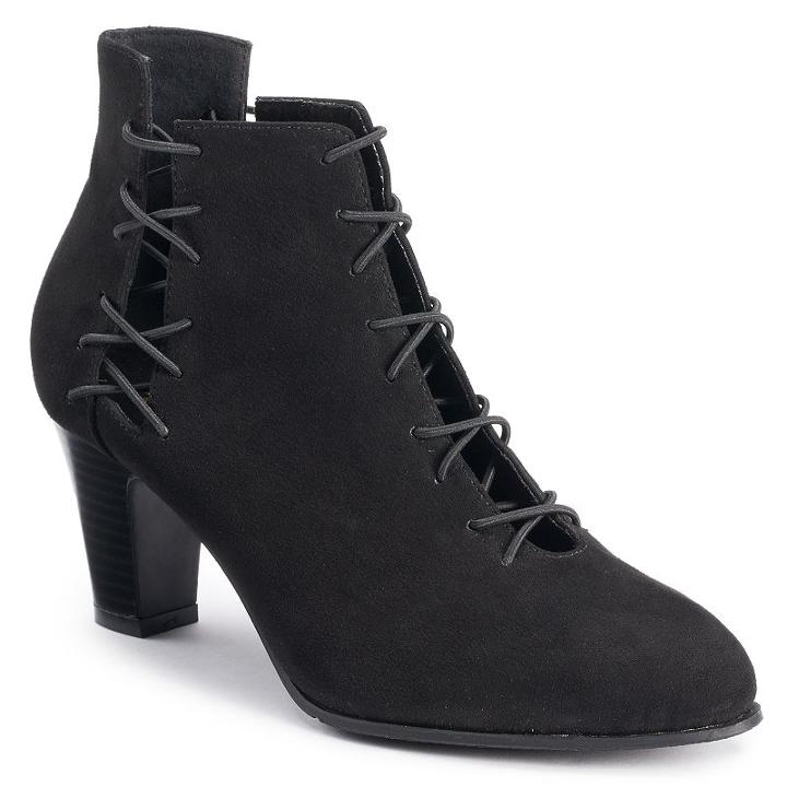 New York Transit Come & Go Women's Ankle Boots, Size: Medium (10), Black