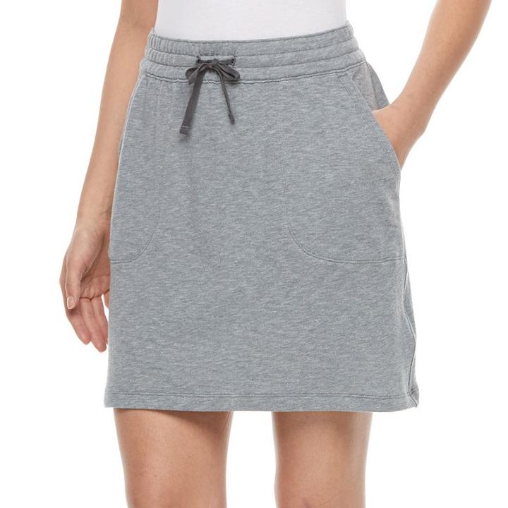 Women's Columbia Whitewater Bay Knit Skirt, Size: Large, Light Grey