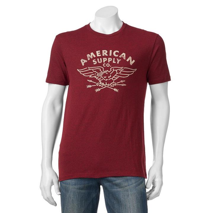 Men's Sonoma Goods For Life&trade; American Supply Co. Tee, Size: Xxl, Red Other
