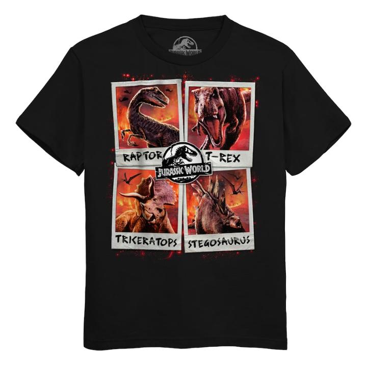 Boys 8-20 Jurassic World Candid Carnivores Tee, Size: Xs, Black