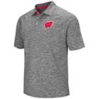 Men's Campus Heritage Wisconsin Badgers Slubbed Polo, Size: Xxl, Light Red