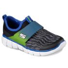 Skechers Equalizer 2.0 Boys' Sneakers, Size: 5, Navy Green