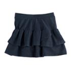 Girls 4-10 Jumping Beans&reg; Tiered Faux Denim Tulip Skort, Size: 6, Blue