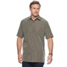 Big & Tall Croft & Barrow&reg; Signature Microfiber Button-down Shirt, Men's, Size: 2xb, Green