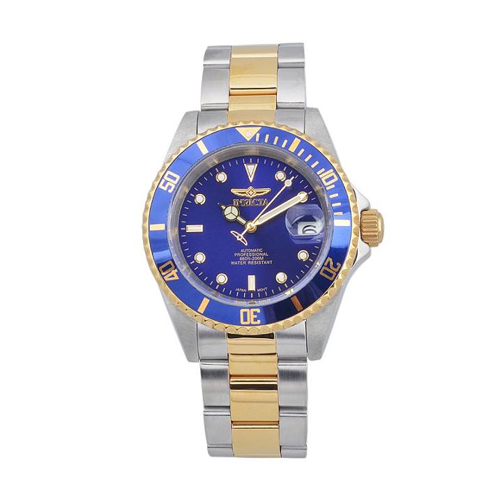 Invicta Men's Pro Diver Two Tone Stainless Steel Automatic Watch - Kh-in-8928, Multicolor