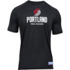 Men's Under Armour Portland Trail Blazers Primary Logo Tech Tee, Size: Small, Black