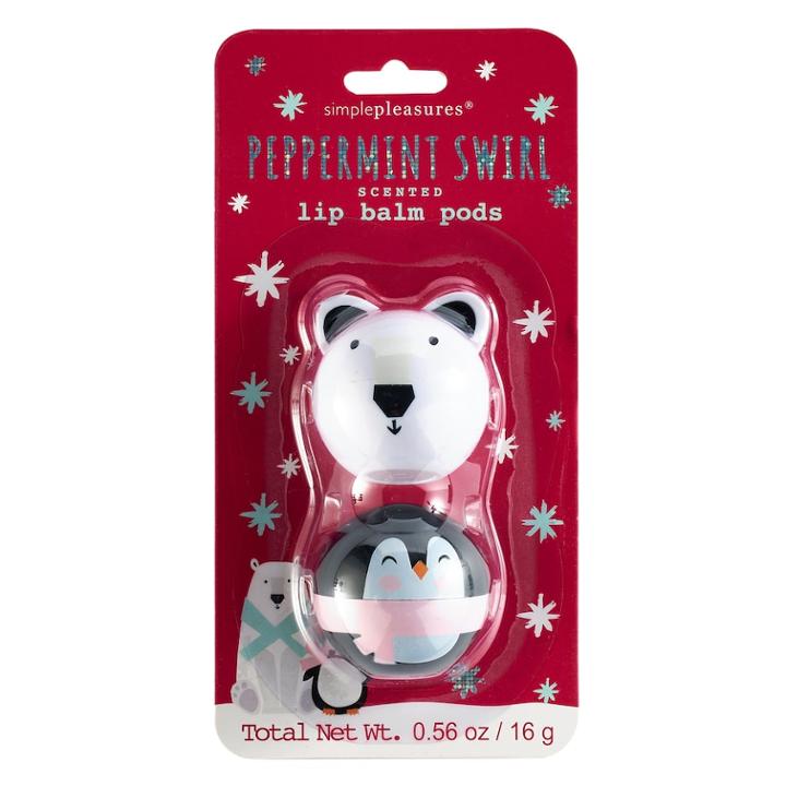 Simple Pleasures 2-pc. Peppermint Swirl Lip Balm Critter Pods