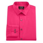 Men's Apt. 9&reg; Extra-slim Solid Stretch Dress Shirt, Size: 17-34/35, Med Pink