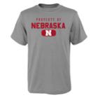 Boys 4-18 Nebraska Cornhuskers Property Of Tee, Size: 4-5, Grey