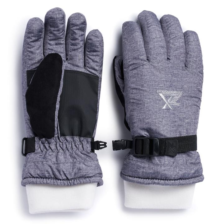 Girls 4-16 Zeroxposur Eos Ski Gloves, Size: S-m, Grey