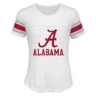 Girls 7-16 Alabama Crimson Tide Team Pride Burnout Tee, Size: S 7-8, White