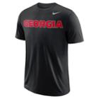 Men's Nike Georgia Bulldogs Wordmark Tee, Size: Xl, Black