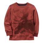 Boys 4-8 Carter's Moose I Moose Give You A Hug Graphic Tee, Size: 4, Dark Red