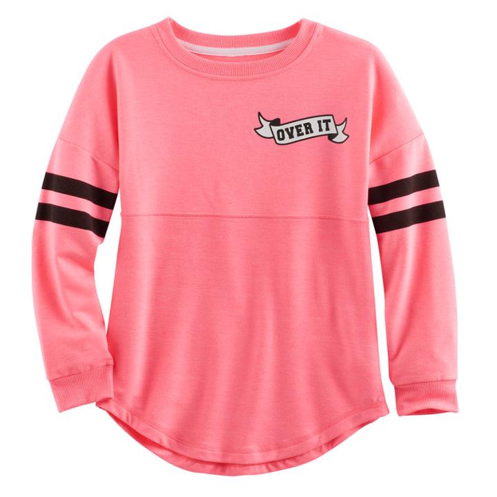 Girls Plus Size Miss Chievous Graphic Sweeper Tee, Size: Xl Plus, Pink