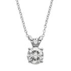 Evergreen Diamonds 1 Carat T.w. Igl Certified Lab-created Diamond Solitaire Pendant, Women's, Size: 18, White