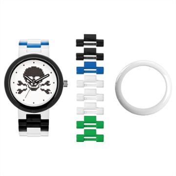 Lego Unisex Skull Interchangeable Watch Set - Lego-9007552, White