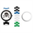 Lego Unisex Skull Interchangeable Watch Set - Lego-9007552, White